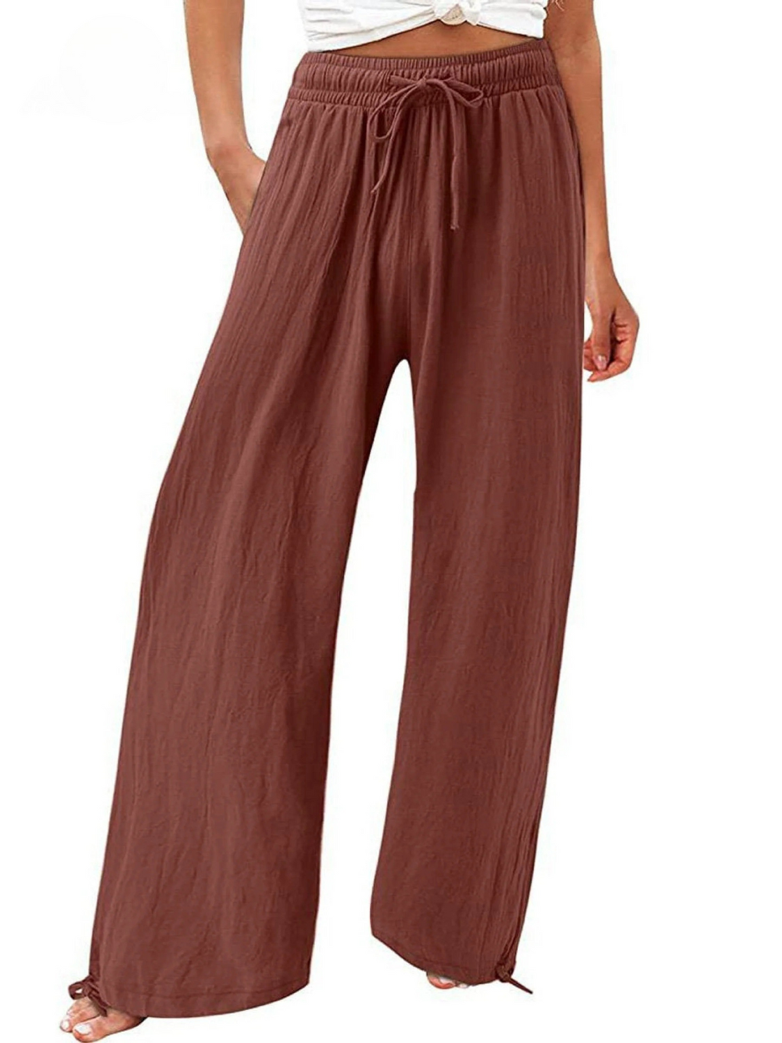 Women's Wide Leg Casual Pants