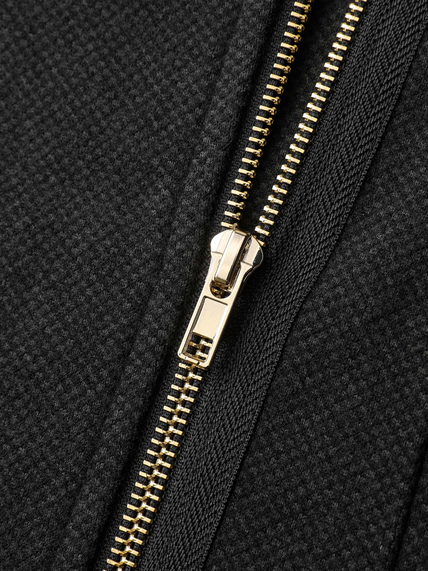 Asymmetrical Zipper Solid Jacket