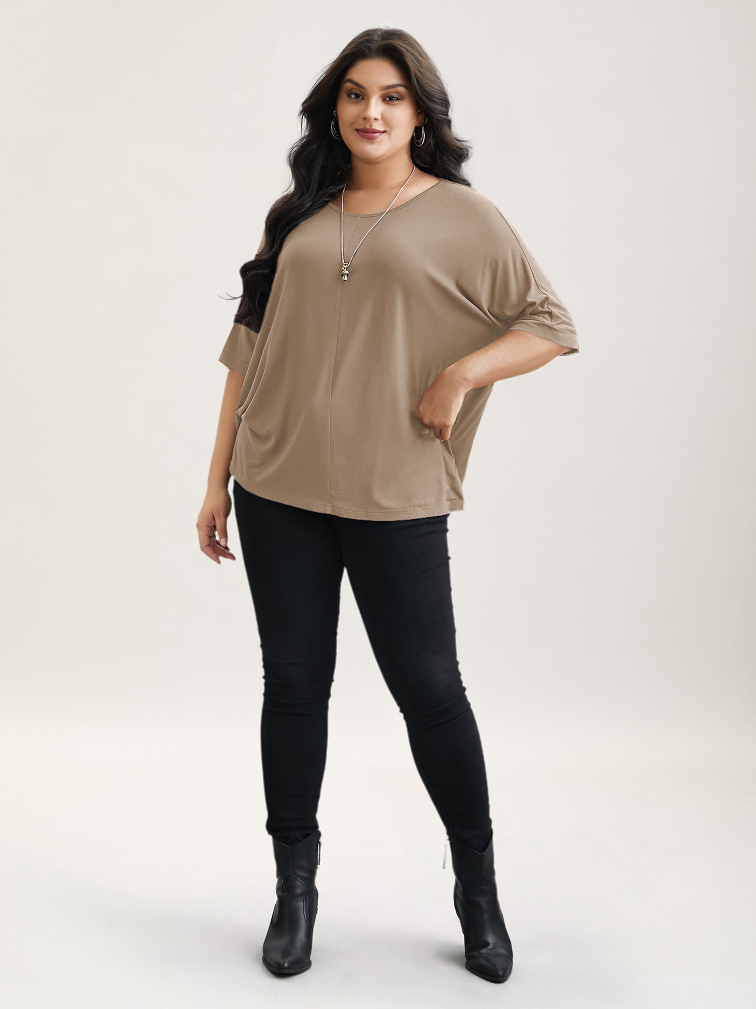 Supersoft Round Neck Plain T-Shirt