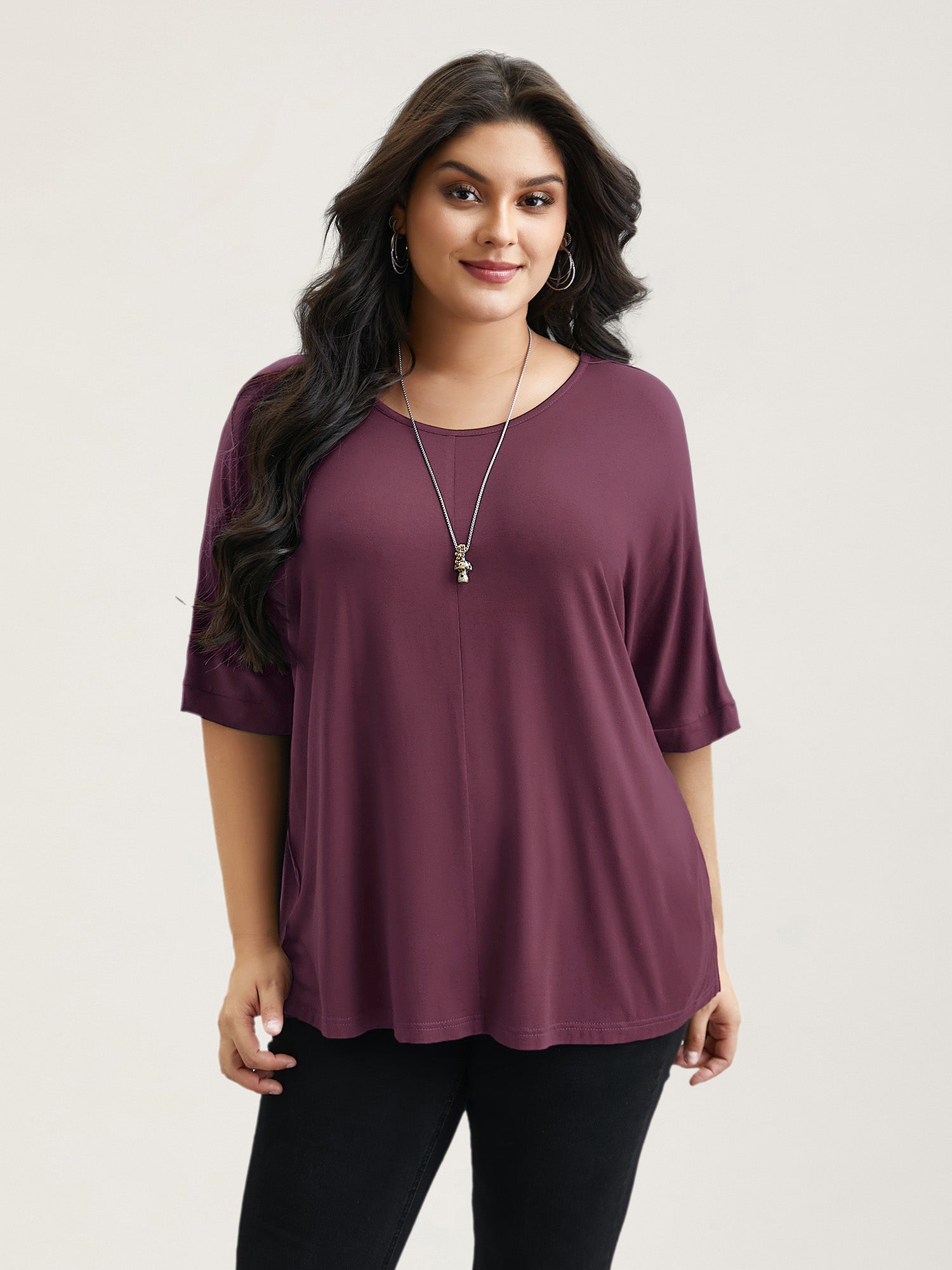 Supersoft Round Neck Plain T-Shirt