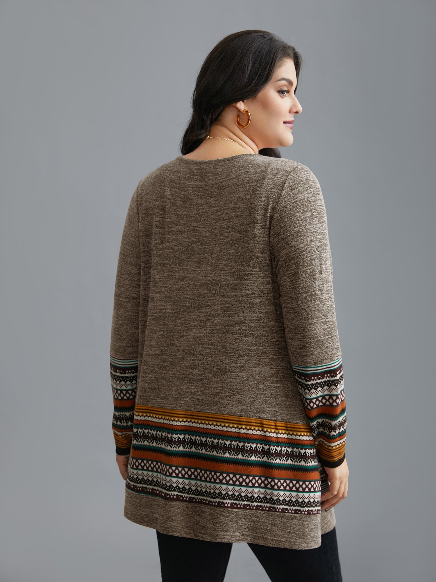 Tunic Boho Print Pocket T-shirt