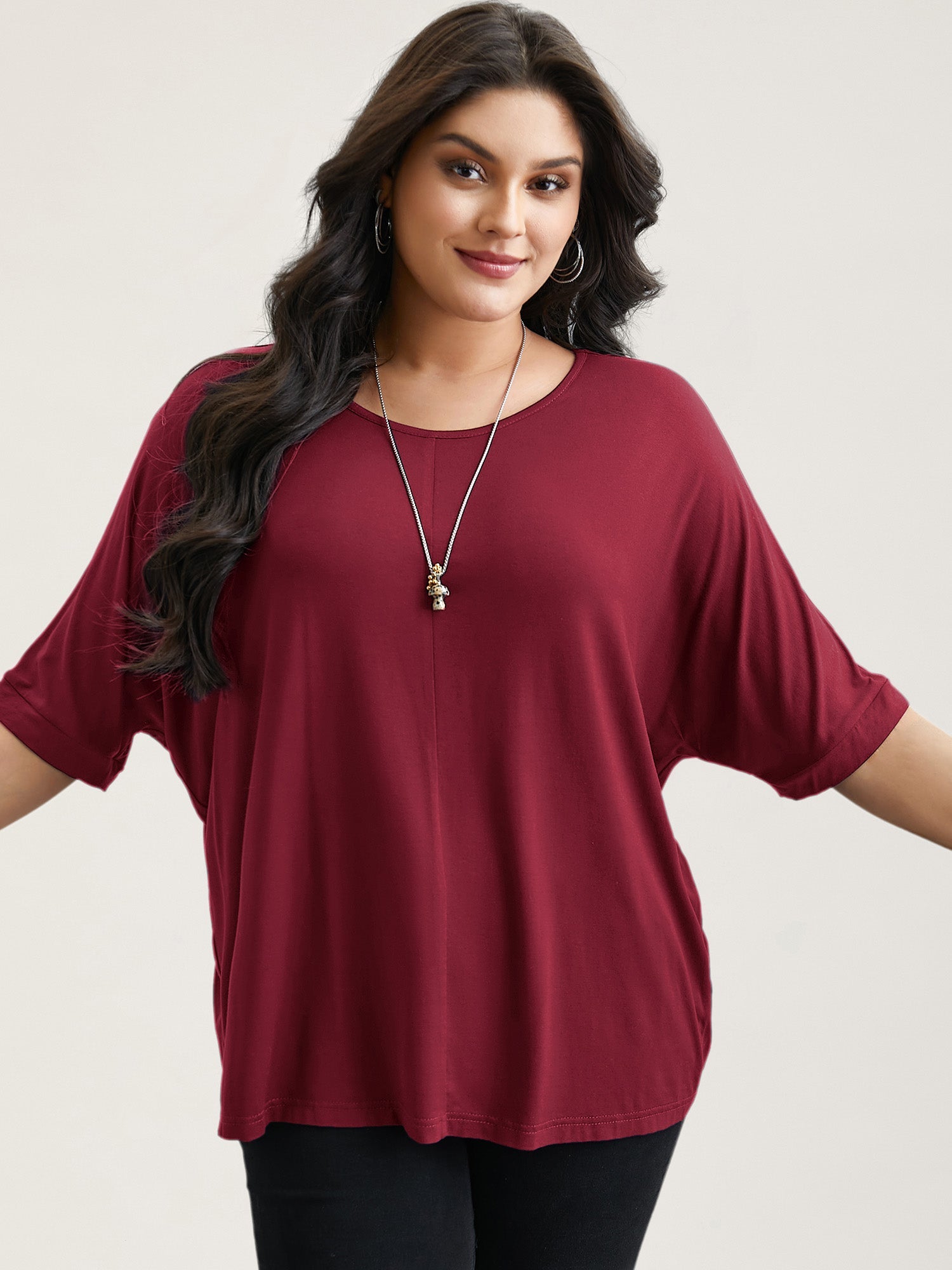 Supersoft Round Neck Plain T-Shirt