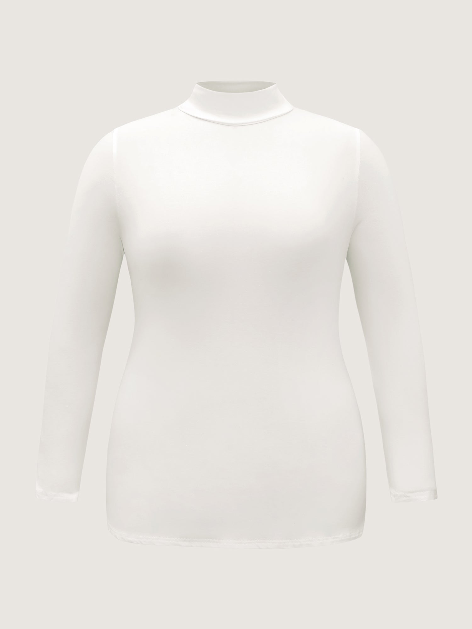 Supersoft Essentials Solid Funnel Neck Knit T-shirt