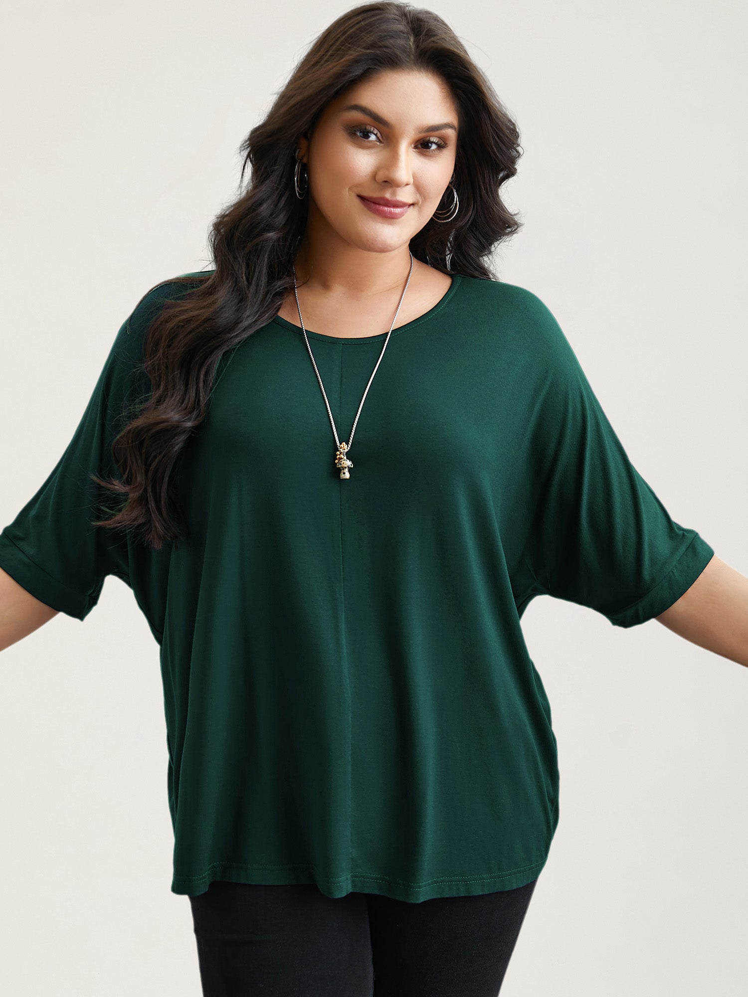 Supersoft Round Neck Plain T-Shirt
