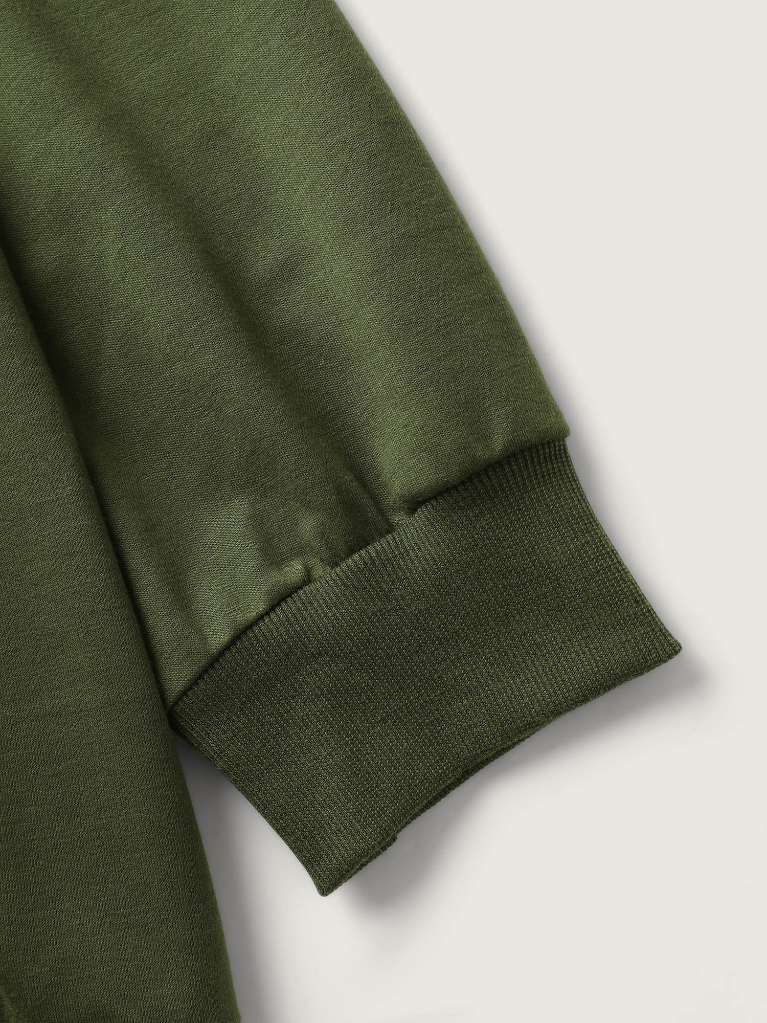 Plaid Spliced Wrap Contrast Sweatshirt