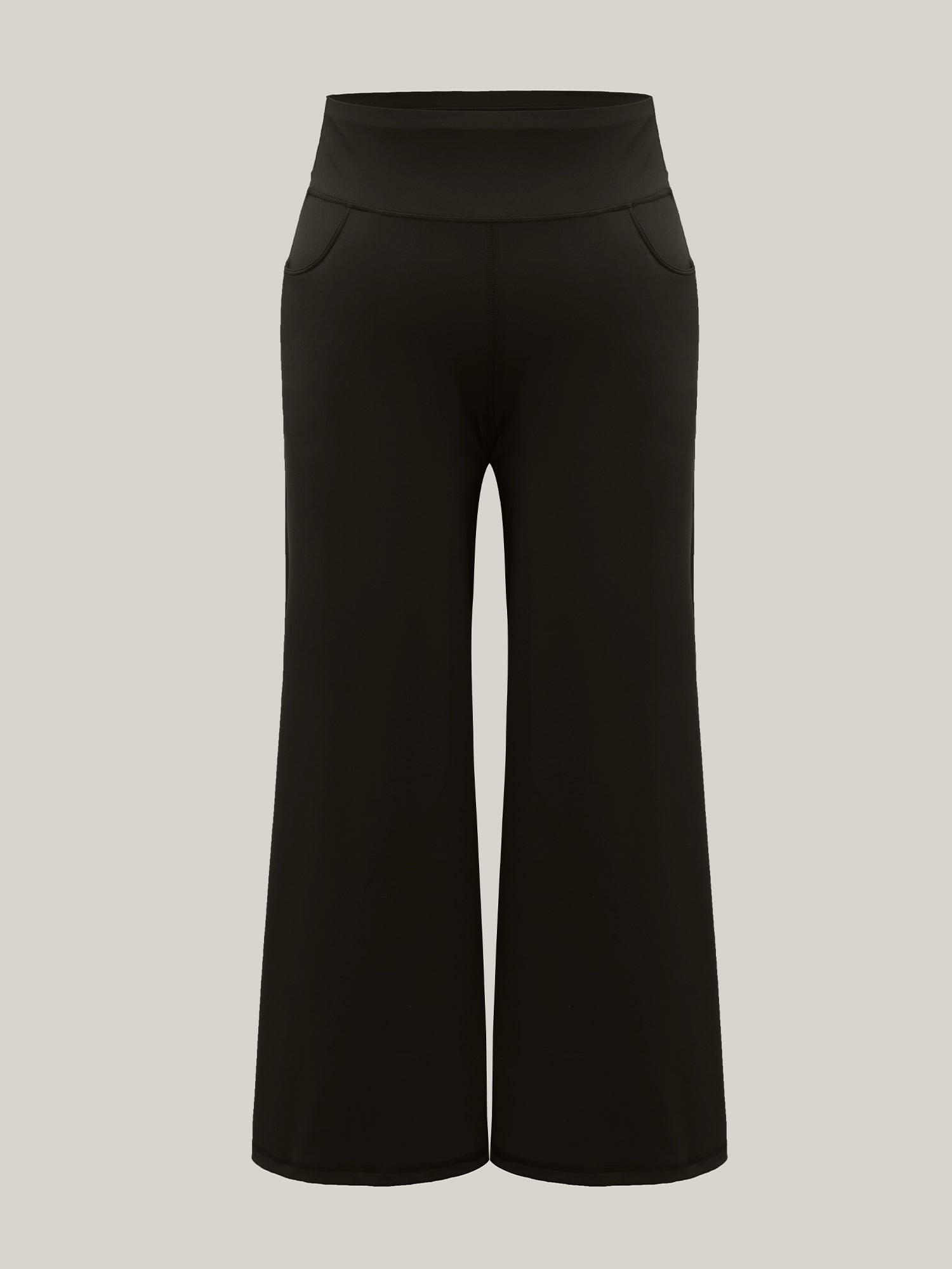 Super Stretchy Wide-Leg Casual Pocket Pants