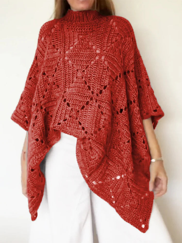 Women's Batwing Sleeve Knitted Sweater