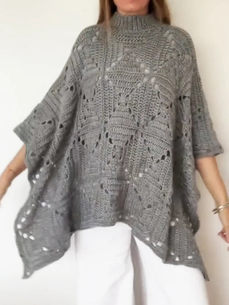 Women's Batwing Sleeve Knitted Sweater