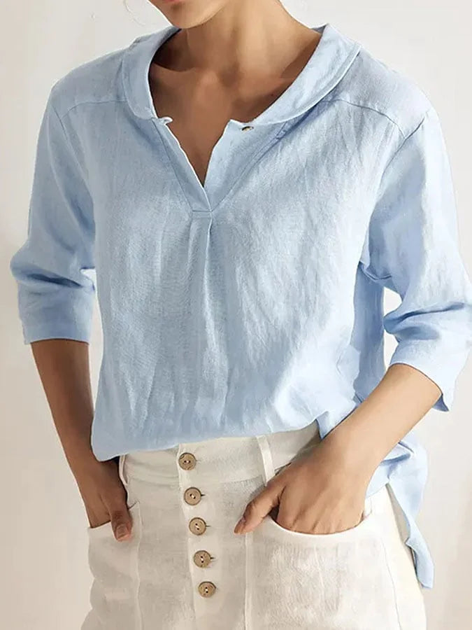 Women‘s Linen Blouse