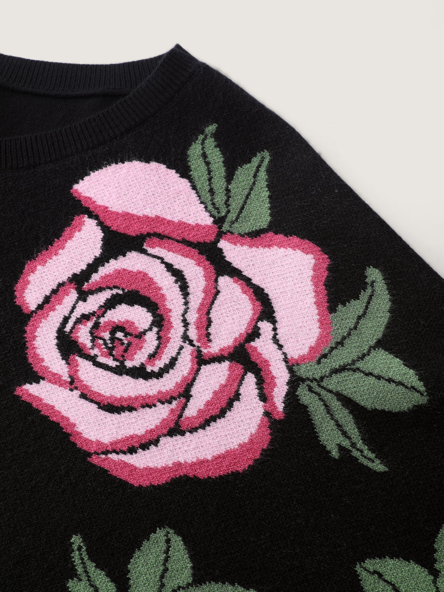 Supersoft Floral Batwing Sleeve Pullover