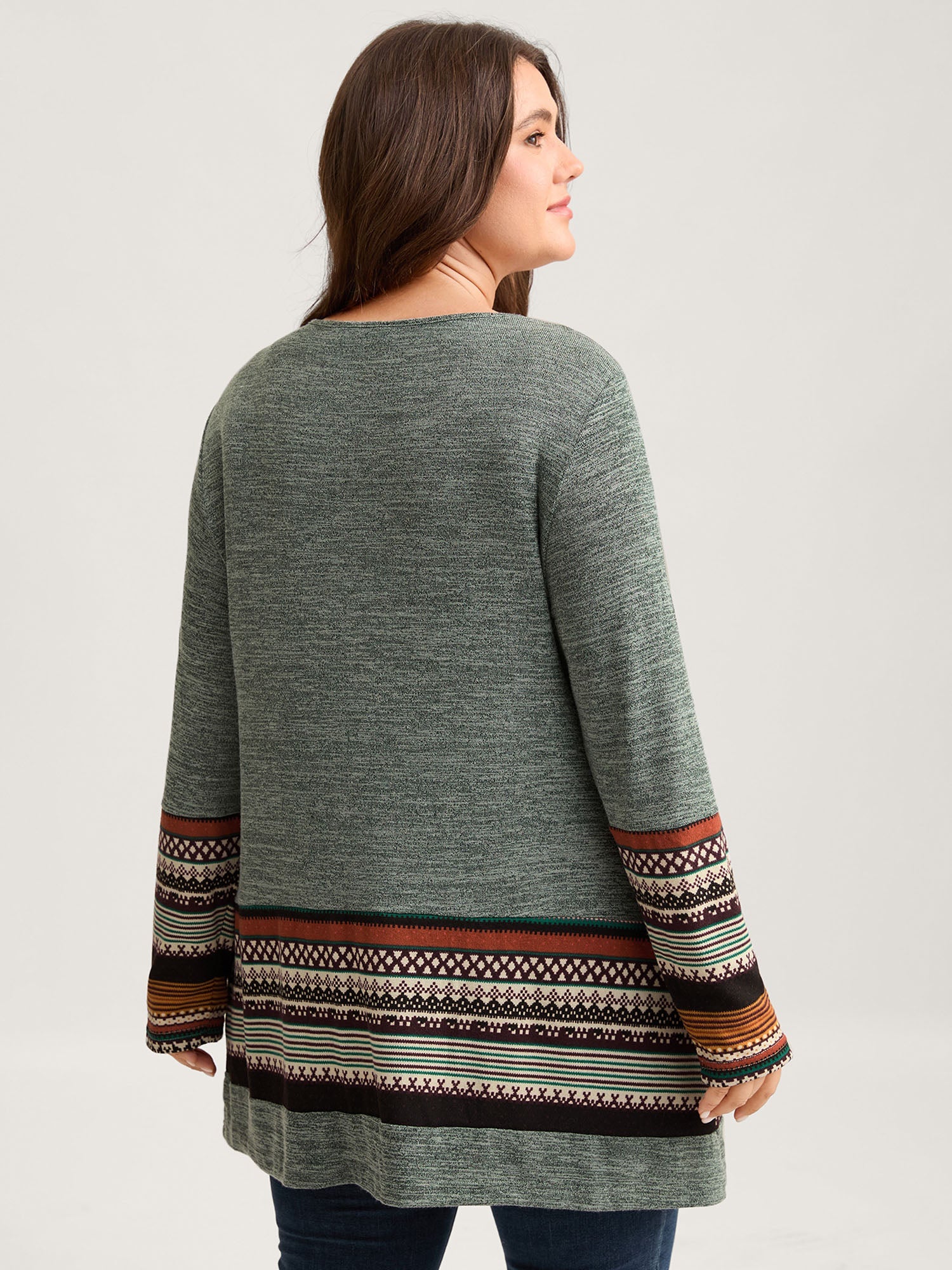 Tunic Boho Print Pocket T-shirt