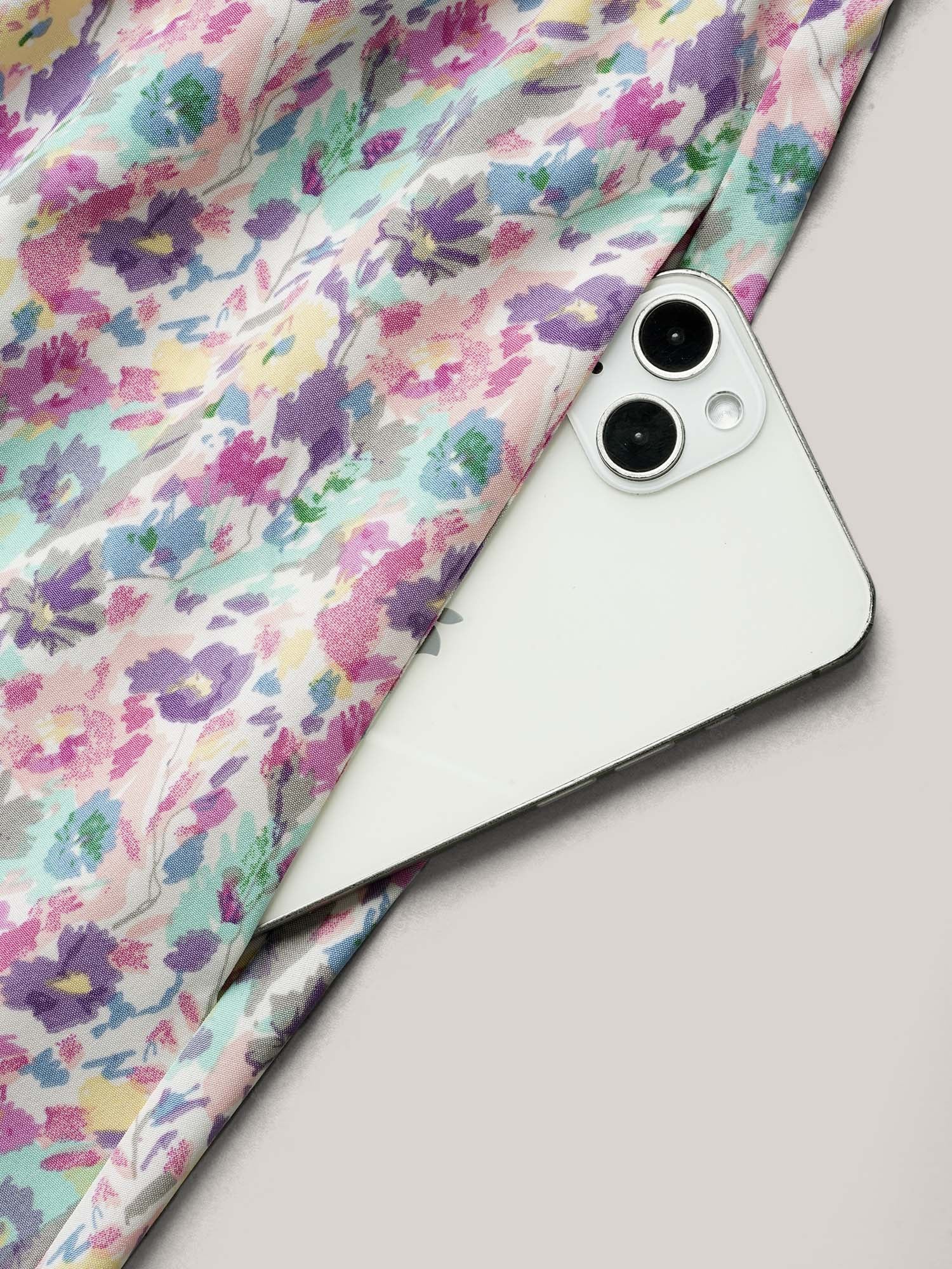 Smocked Waist Floral Ties Tiered Maxi Dress