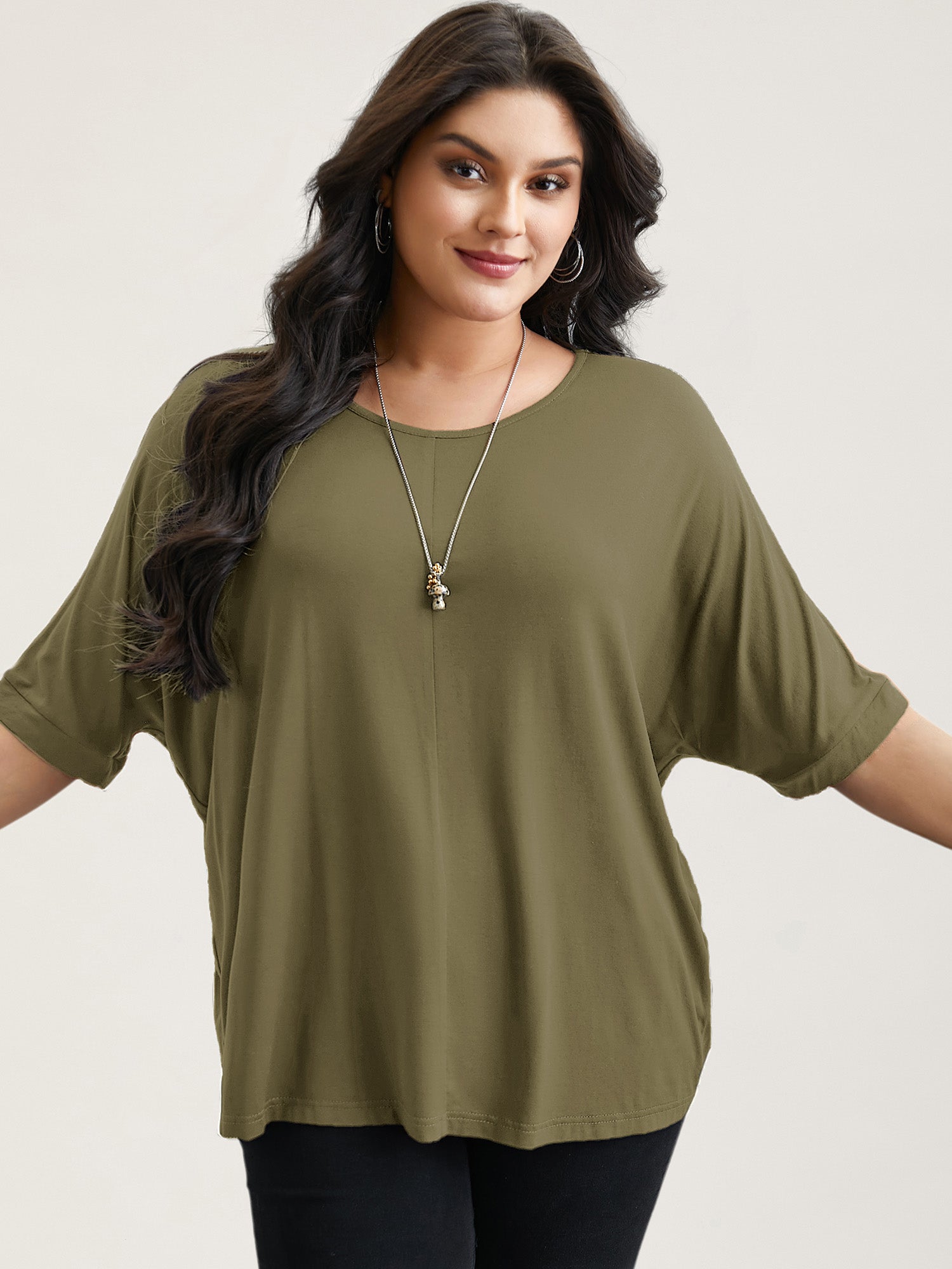 Supersoft Round Neck Plain T-Shirt