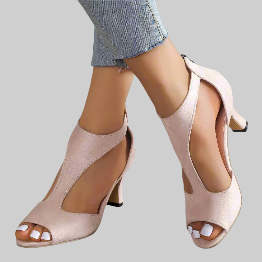 Pamela™ | Elegant and Comfortable Heeled Sandals