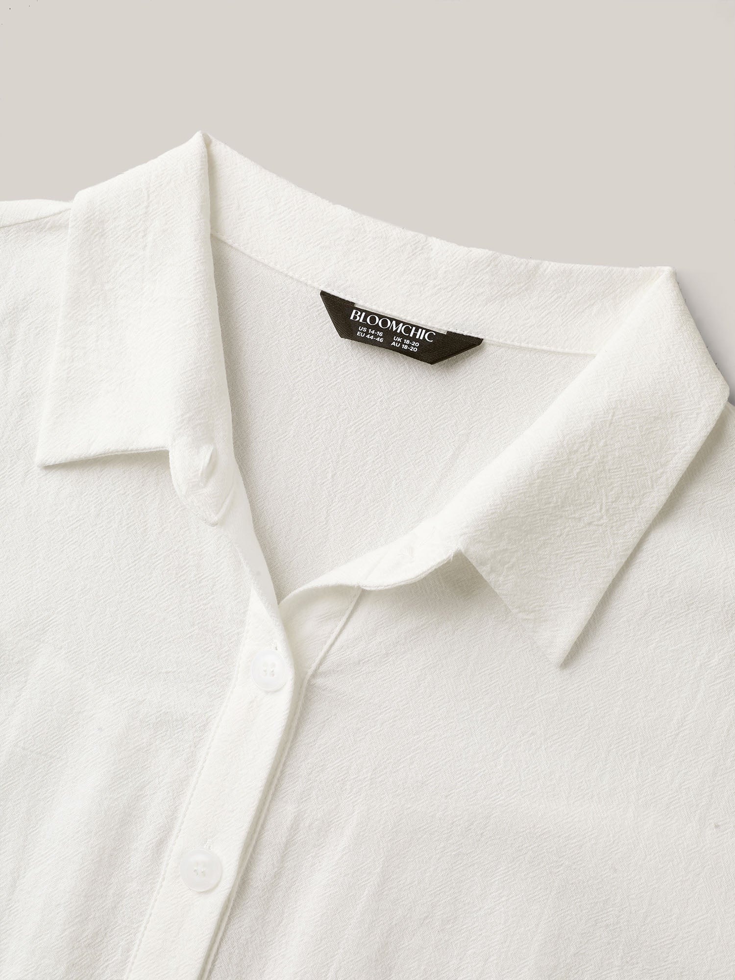 Pure Cotton Ruffled Puffy Sleeve Blouse