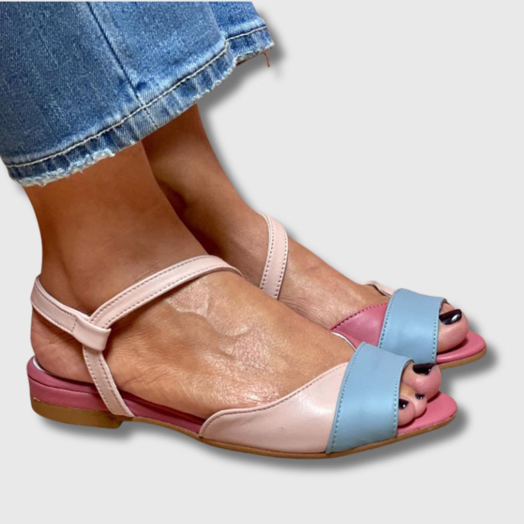 Christine™ – Colour Block Asymmetrical Sandals for Women